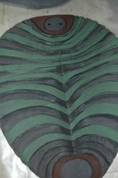 Ceramic works made during the camp by Sculptors