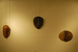 Ceramic works made during the camp by Sculptors