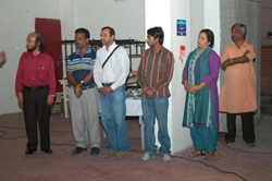 Felicitation ceremony on concluding day of ceramic camp