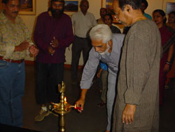 Inauguration of Exhibition of Photographs by Manohar Gangan