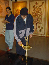 Exhibition and Workshop screen & Blocak Printing by Weavers Service Centre, Mumbai