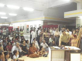 Demonstration of Watercolour painting by Ravi Deo