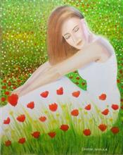 Meadow Dreams, Painting by Shikha Narula