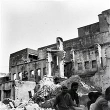East Pakistan, Dacca, destroyed Hindu area, Photo by Prem Vaidya