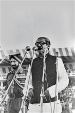 Sheikh Mujibur Reheman, founding leader of Bangladesh with Lt Gen Aurora, Photo by Prem Vaidya