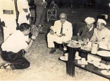 Famous engineer M Visvesvaraya, recipient of the Bharat Ratna, at age 96, Photo by Prem Vaidya