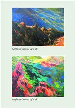 Call of the Hills, Brochure - Page - 10, Exhibition of paintings and sketches by Chitra Vaidya, at Jehangir Art Gallery, Mumabai