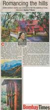 Call of the Hills - Article in Bombay Times