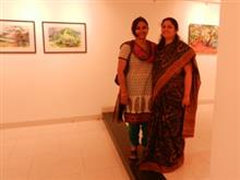 Chitra Vaidya with Debjani Datta