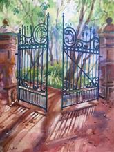 Heritage Hotel IV, Matheran, Painting by Chitra Vaidya, Watercolour on Paper, 14  x  10  inches