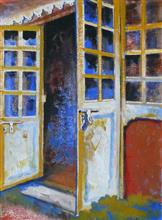 Heritage Hotel V, Panchgani, Panchgani Painting by Chitra Vaidya, Acrylic on Paper, 10 x 14 inches