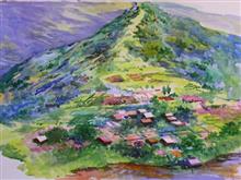 In the Hills - VIII, Painting by Chitra Vaidya, Watercolour on Paper, 14 x 21 inches