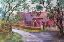 Mahabaleshwar Club - I, Painting by Chitra Vaidya, Watercolour on Paper, 14 x 21  inches