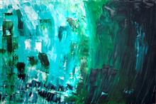 Shadow of Love, painting by Prakash Bal Joshi, Oil On Canvas, 24 x 36 inches 