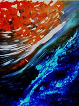 Tipping Point, painting by Prakash Bal Joshi,Oil On Canvas,36 x 48 inches