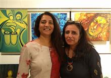 Amita Goswami and Rupal Buch at Indiaart Gallery, Pune