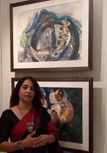 Amita Goswami who is part of the second edition of Emerging Artists Show by Indiaart talks about her art at Indiaart Gallery, Pune