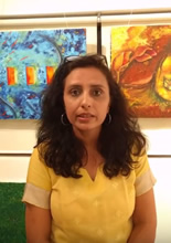 Rupal Buch who is part of the second edition of Emerging Artists Show by Indiaart talks about her art at Indiaart Gallery, Pune