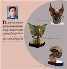 Ganapati - An exclusive exhibition of 51 bronze sculptures of Ganesha by five sculptors, Brochure page - 5