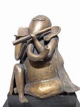 Ganesha as Flute Player, Sculpture by Chandan Roy