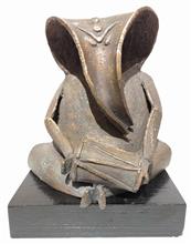Ganesha as the Musician, Sculpture by Chandan Roy