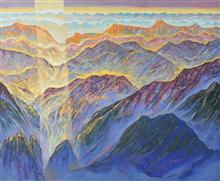 Himalaya collection - 12, Paintings by Kishor Randiwe, Oil on Canvas, 54 x 66 inches