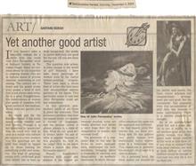 John Fernandes Exhibition of Paintings, Pune Times, 4 Dec 2004