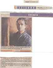 John Fernandes Exhibition of Paintings, Pune Times, 14 Dec 2004