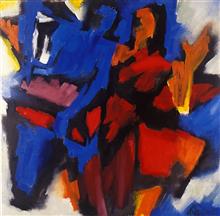 Harmony 1, painting by Milon Mukherjee