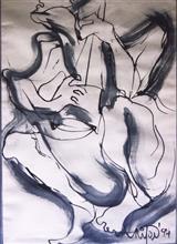 Ektara, painting by Milon Mukherjee