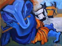 Gokul Ganesh, painting by Milon Mukherjee