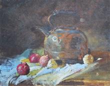Still Life - 2, Painting by John Fernandes, Oil Pastel, 16 x 20 inches
