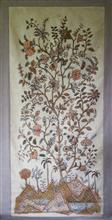 Tree of Life - 32, Painting by Praveena Mahicha, Natural Dyes on Cotton, 42 x 32 inches
