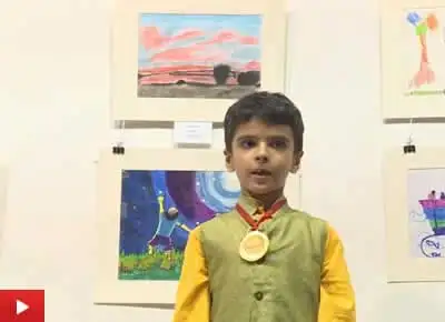 Neil Gaur talks about his painting