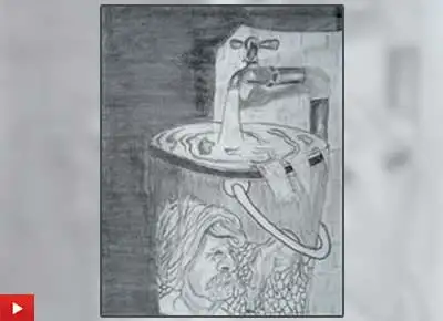 Child artist Aimann Faran Kolsawala talks about his paining