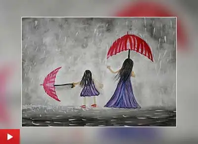 Sarayu Vollala talks about her painting