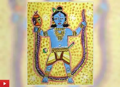 Nidhi Sanchapara from Gujarat talks about her painting