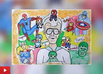 Surbhi Nagar from Faridabad talks about her painting