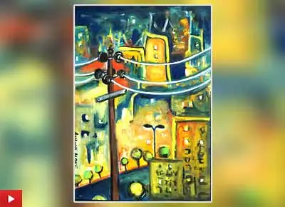 Ananya Aloke from Navi Mumbai talk about her painting on City Life
