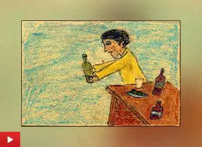 Stop Drinking painting by Shailesh Ganpat Dumda (class 9)
