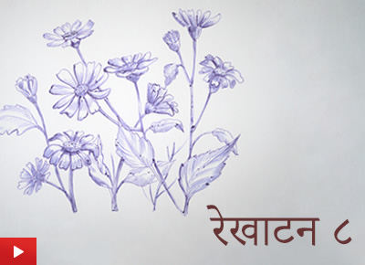 रेखाटन - ८ | Ballpoint pen drawing 