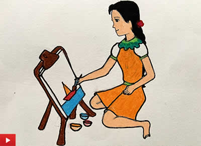 स्मरण चित्र 2 | Memory Drawing 2