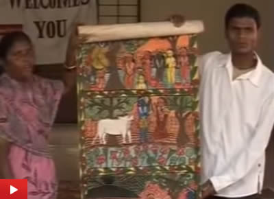 Patua Painting Workshop - Scroll paintings with singing