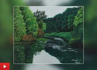 Nature painting by Omkar Mohit