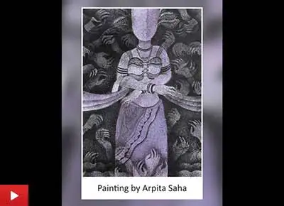 Arpita Saha talks about her painting