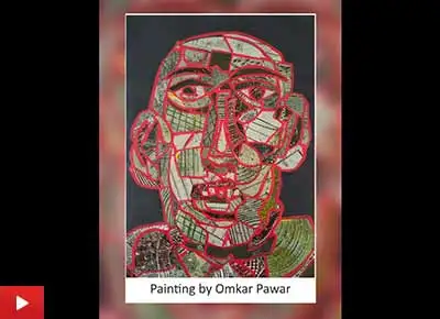 Self portrait by Omkar Pawar (20 years)