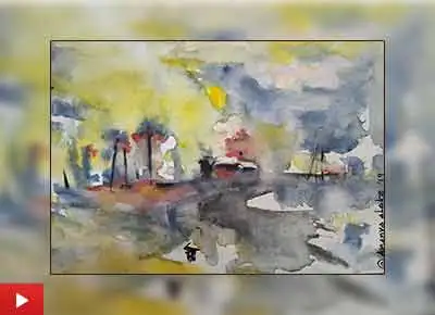 Rainy Day, painting by Ananya Aloke (16 years), Nashik, Maharashtra
