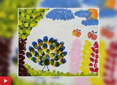 Spring Season, painting by Kirav Anand (6 years)