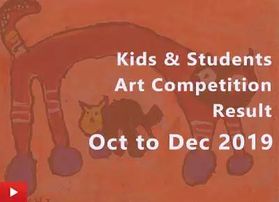 Kids & Students art competition result - Oct to Dec 2019