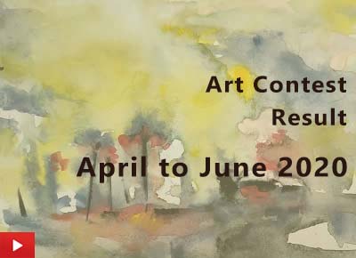 Drawing and painting contest result - April to June 2020